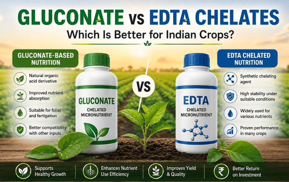 Gluconate vs EDTA Chelates: Which Is Better for Indian Crops?